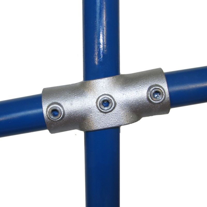 Interclamp Fitting 155 Slope Cross - Galvanised