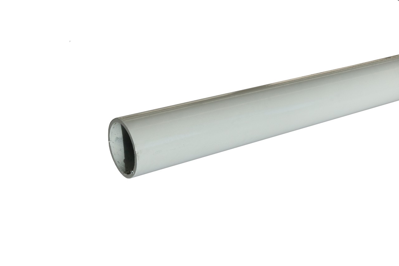 Powder-coated Tube in Traffic Light Grey 3m - C42